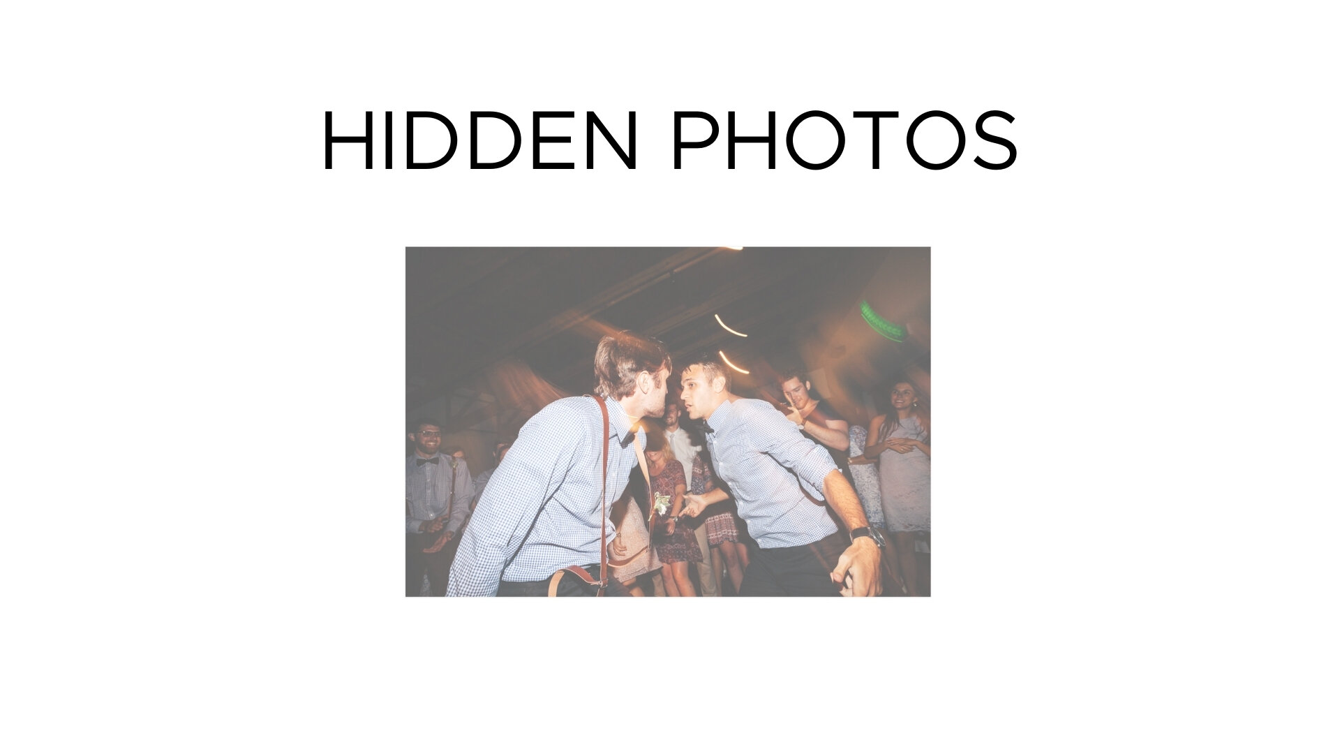 Hidden Photos Section at the bottom of your gallery.